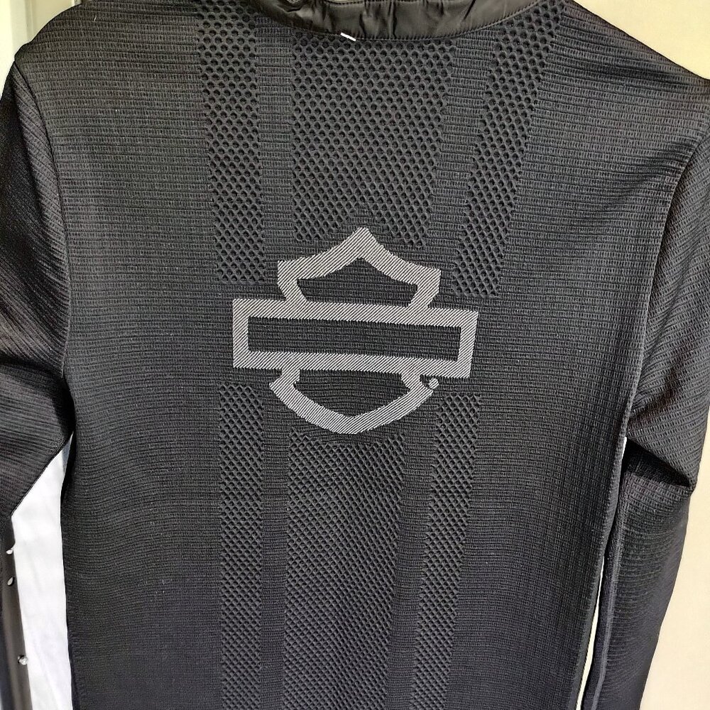 Harley Davidson - stretch puffer jacket - coat - bar and shield - NWT - Size S